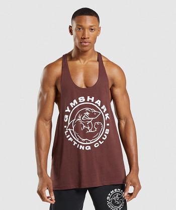 Stringers Męskie Gymshark Legacy Różowe Brązowe | PL 3740JPQ